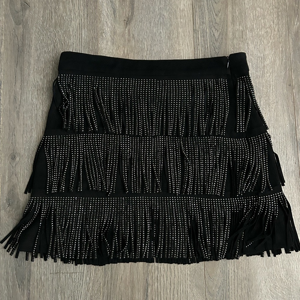 Pippa & Pearl Black Top with Beaded Detail